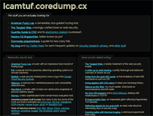Tablet Screenshot of lcamtuf.coredump.cx